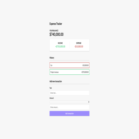 Expense Tracker